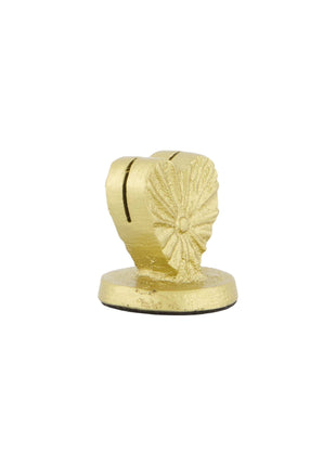 Kaartenstandaard - metaal hart - goud - Lifestyle - In huis - Decoratie