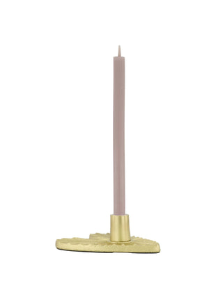 Kandelaar - metaal hart - plat goud - Lifestyle - In huis - Decoratie