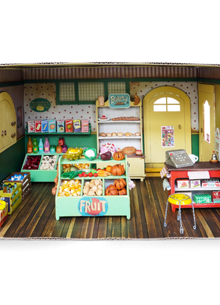 Kartonen miniatuur winkel - Het Muizenhuis (Shop) - Baby & Peuter - Muizenhuis - Knutselproducten
