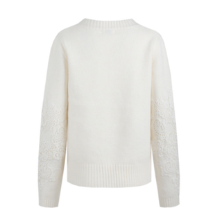 Katja knit pullover 25NOC09 Wool White Kleding Truien en cardigans