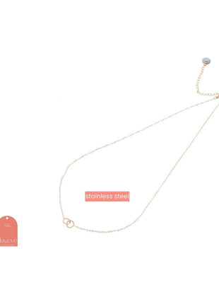 Double circle (small) - 14K - Modeaccessoires - Juwelen - Kettingen