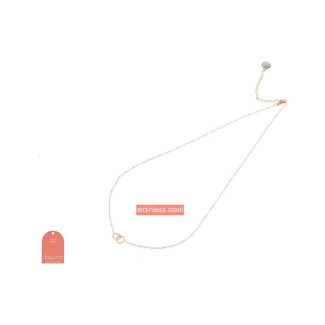 Double circle (small) - 14K - Modeaccessoires - Juwelen - Kettingen