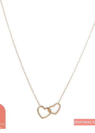 Double Heart - 14K - Juwelen & mooimakers - Kettingen