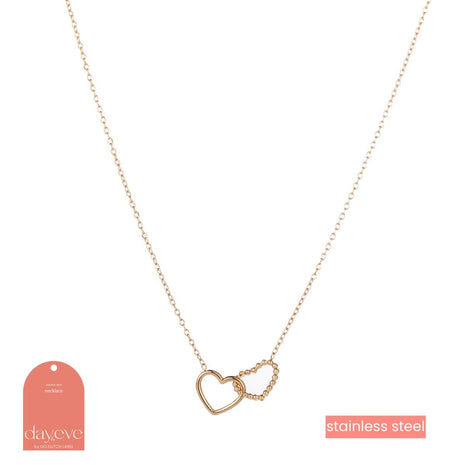 Double Heart - 14K - Juwelen & mooimakers - Kettingen