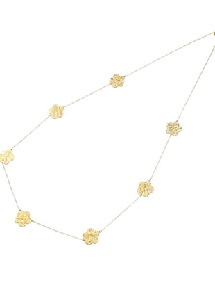 Long Clover Necklace - 14K (70 + 6cm) - Modeaccessoires - Juwelen - Kettingen