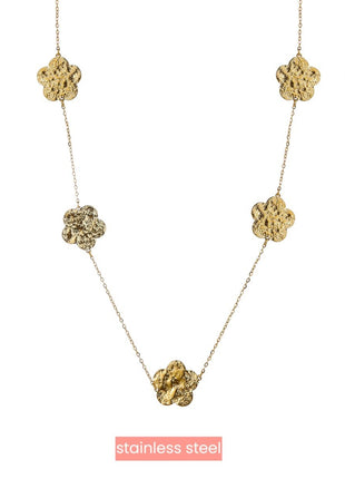Long Clover Necklace - 14K (70 + 6cm) - Modeaccessoires - Juwelen - Kettingen