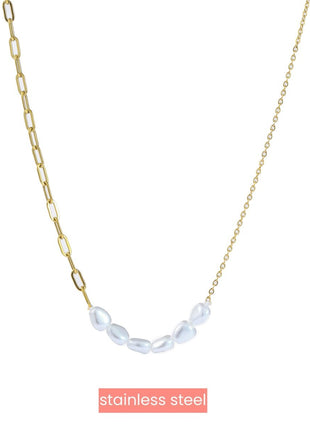 Pearly Link Necklace - 14K - Juwelen & mooimakers - Kettingen