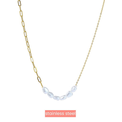 Pearly Link Necklace - 14K - Juwelen & mooimakers - Kettingen