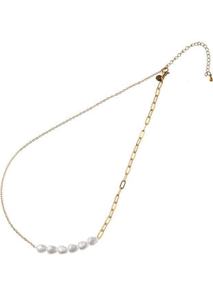 Pearly Link Necklace - 14K - Juwelen & mooimakers - Kettingen