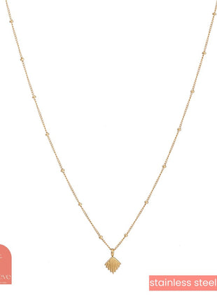 Small Fan Necklace - 14K - Juwelen & mooimakers - Kettingen