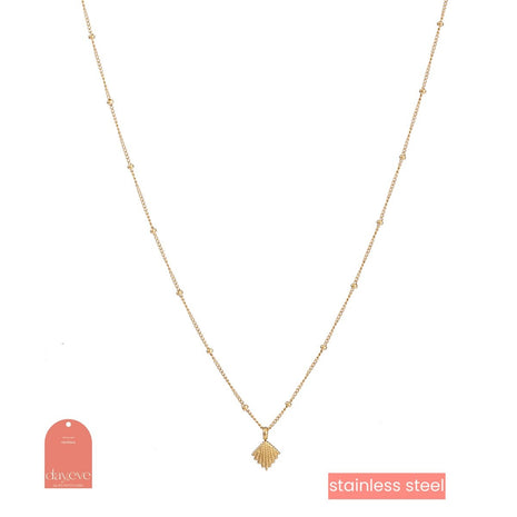 Small Fan Necklace - 14K - Juwelen & mooimakers - Kettingen