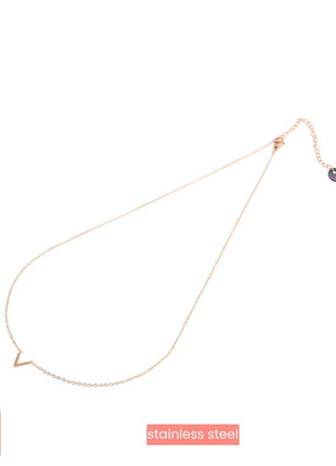 Ketting - V Necklace - 14K - gold - Juwelen & mooimakers
