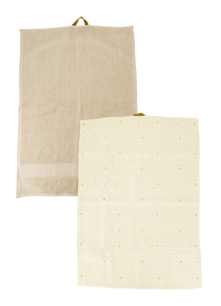 Keukenset - hartjes - wit/zand - Cadeau’s & Lifestyle - Keuken & eetkamer - Tafeldecoratie