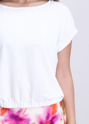 Blouse - hemd met mouw 840370 – Ecru by Signe Nature