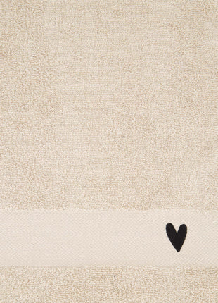 Keukenset streep love hartje - zand - Lou Lou