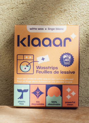 KLAAAR wasstrips voor witte was (40 wasbeurten) - Onderhoud