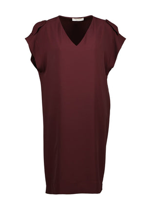 Kleedje - Bouillon B507- Aubergine - Kleding - Kleedjes en jurken