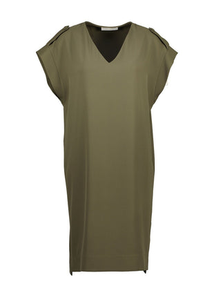 Kleedje - Bouillon B507 – Khaki - Kleding - Kleedjes en jurken