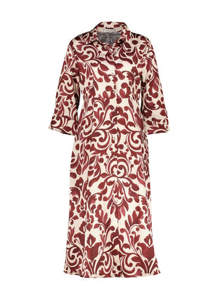 Kleedje Emmen B507 (Bordeaux) Kleding Kleedjes en jurken