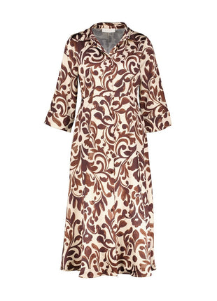 Kleedje Emmen B507 (Choco) Kleding Kleedjes en jurken