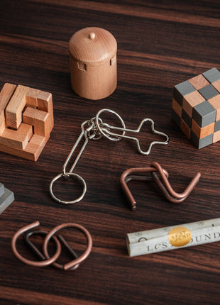 Ensemble de 7 puzzles des Sept Merveilles du Monde