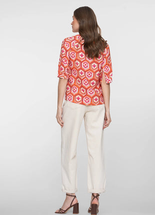 Jeans balloon linen mix - 61011-10 by Geisha