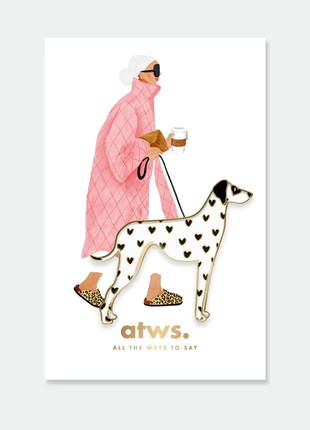 Pin op een kaartje - Dalmatian by All the ways to say