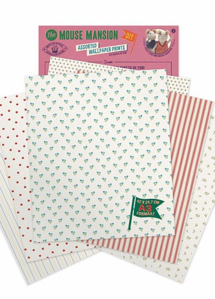 Knipvellen - Behang - Baby & Peuter - Muizenhuis - Knutselproducten