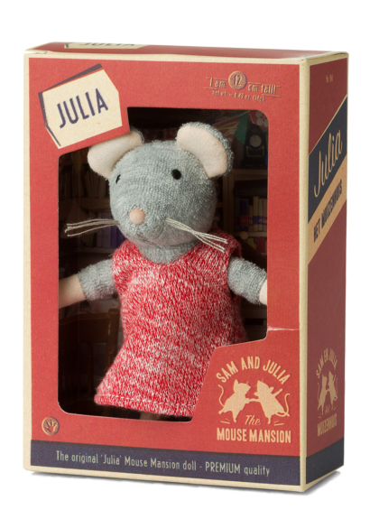 Knuffel Muis Julia (12cm) - Het Muizenhuis - Baby & Peuter - Muizenhuis - Muizen