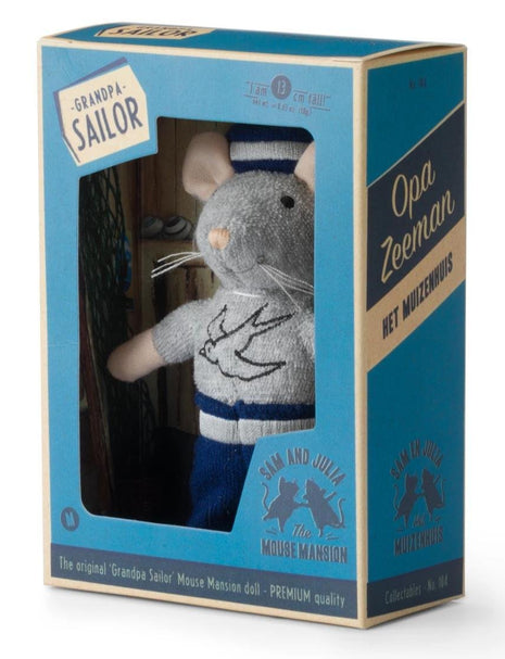 Knuffel Muis - Opa Zeeman (12 cm) - Het Muizenhuis - Baby & Peuter - Muizenhuis - Muizen