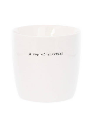 Koffiemok - A cup of survival - 300ml - Cadeau’s & Lifestyle - Keuken & eetkamer - Mokken & Bekers