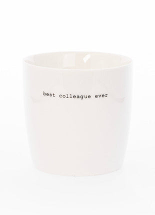 Koffiemok - Best colleague ever - 300ml - Cadeau’s & Lifestyle - Keuken & eetkamer - Mokken & Bekers