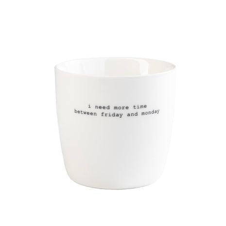 Koffiemok - i need more time... - 300ml - Cadeau’s & Lifestyle - Keuken & eetkamer - Mokken & Bekers