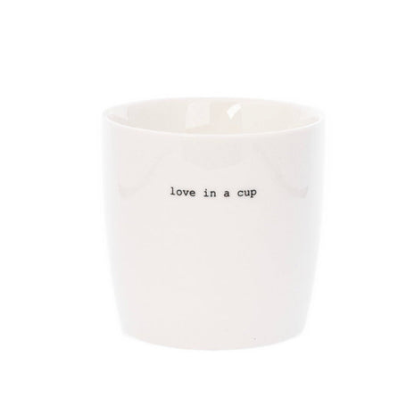 Koffiemok - Love in a cup - 300ml - Cadeau’s & Lifestyle - Keuken & eetkamer - Mokken & Bekers (Background Removed)