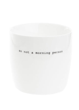 Koffiemok - So not a morning person - 300ml - Cadeau’s & Lifestyle - Keuken & eetkamer - Mokken & Bekers