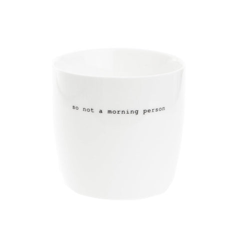 Koffiemok - So not a morning person - 300ml - Cadeau’s & Lifestyle - Keuken & eetkamer - Mokken & Bekers