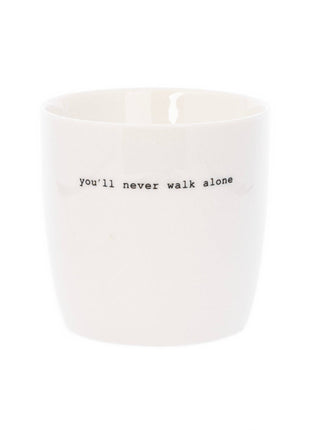 Koffiemok - You’ll never walk alone - 300ml - Cadeau’s & Lifestyle - Keuken & eetkamer - Mokken & Bekers