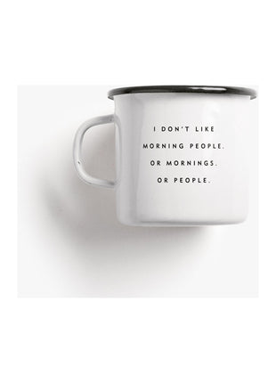 Koffietas - Emaille - Morning People - Lifestyle - Koken & Tafelen - Servies