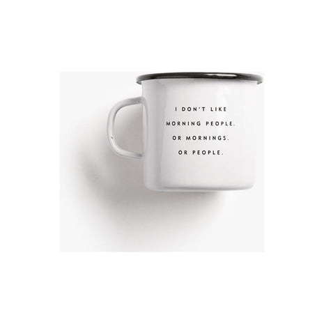Koffietas - Emaille - Morning People - Lifestyle - Koken & Tafelen - Servies