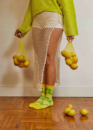 Kousen - Fresh Lemons - 2 paar - Lifestyle - Fun & gadgets - Kousen