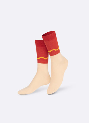 Kousen - Hot Dog - 1 paar - Lifestyle - Fun & gadgets - Kousen