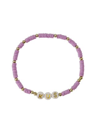 Kralenarmband - Kus - Lavendel - Juwelen & mooimakers - Armbanden