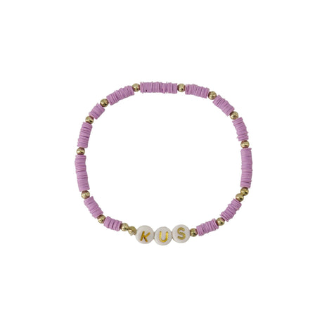 Kralenarmband - Kus - Lavendel - Juwelen & mooimakers - Armbanden