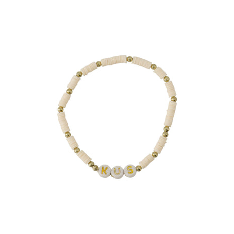 Kralenarmband - Kus - Off-White - Juwelen & mooimakers - Armbanden