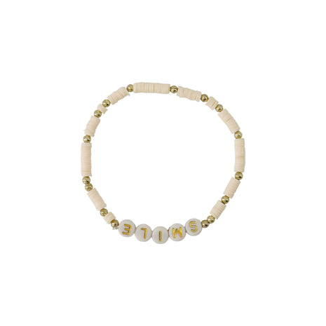 Kralenarmband - Smile - Off-White - Juwelen & mooimakers - Armbanden