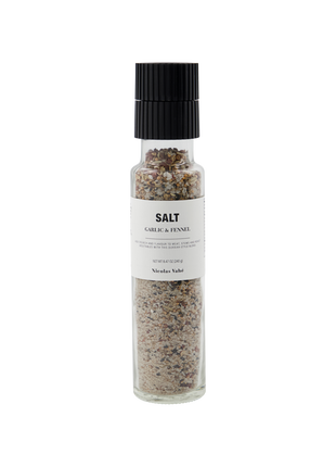 Kruidenmolen - knoflook- en venkelzout - 240 gr - Lifestyle - Koken & Tafelen - Food - Zout - Kruiden