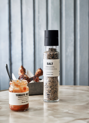 Kruidenmolen - knoflook- en venkelzout - 240 gr - Lifestyle - Koken & Tafelen - Food - Zout - Kruiden