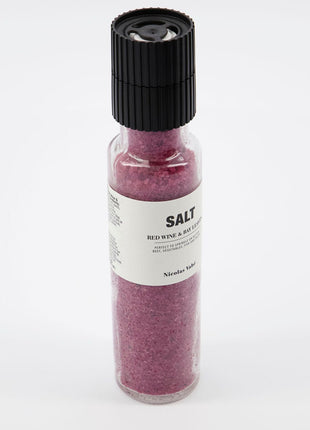 Kruidenmolen - Zout met Rode Wijn en Laurierblad - 340 gr - Lifestyle - Koken & Tafelen - Food - Zout - Kruiden