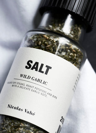 Kruidenmolen - Zout wilde knoflook - 215 gr - Cadeau’s & Lifestyle - Keuken & eetkamer - Zout kruiden en olie