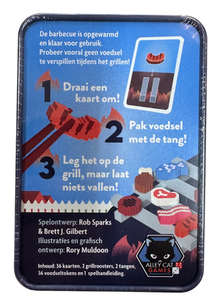 Spel in een blikje: Barbecubes - Lou Lou